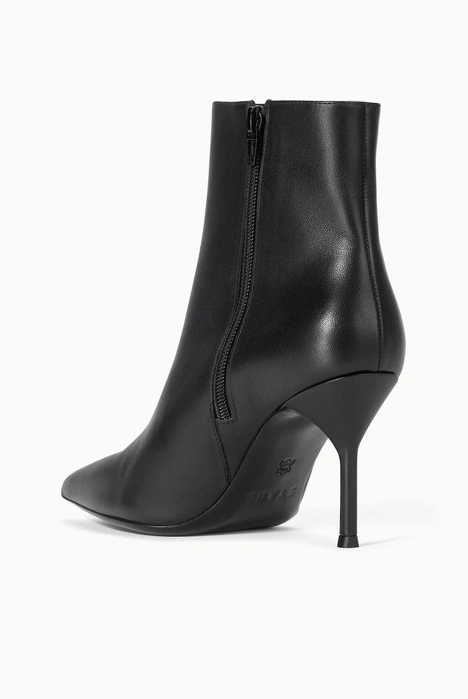 Sebastian Ankle Boot - Black Leather by STAUD — view 5