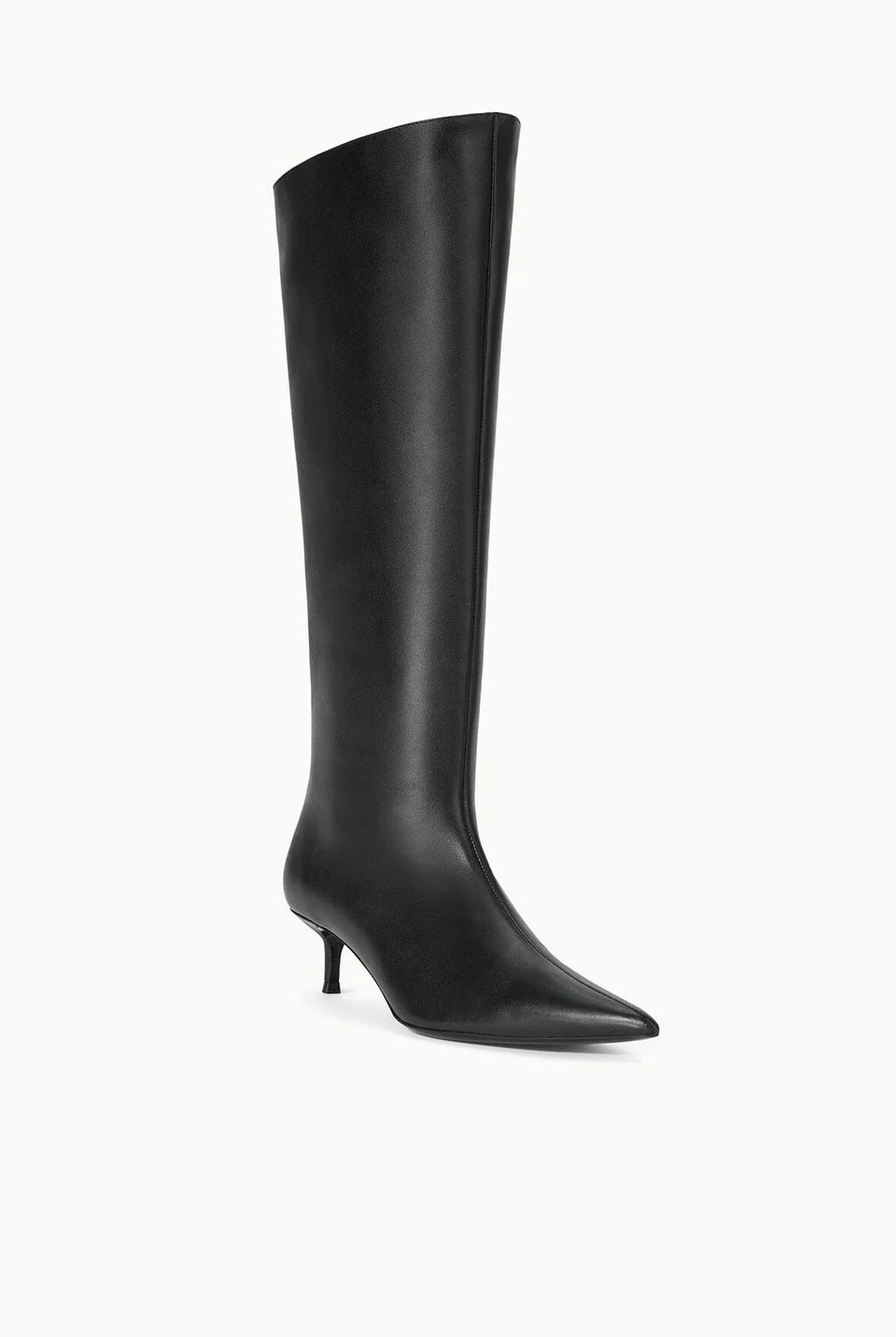 Sebastian Kitten Heel Boot - Black by STAUD — view 3