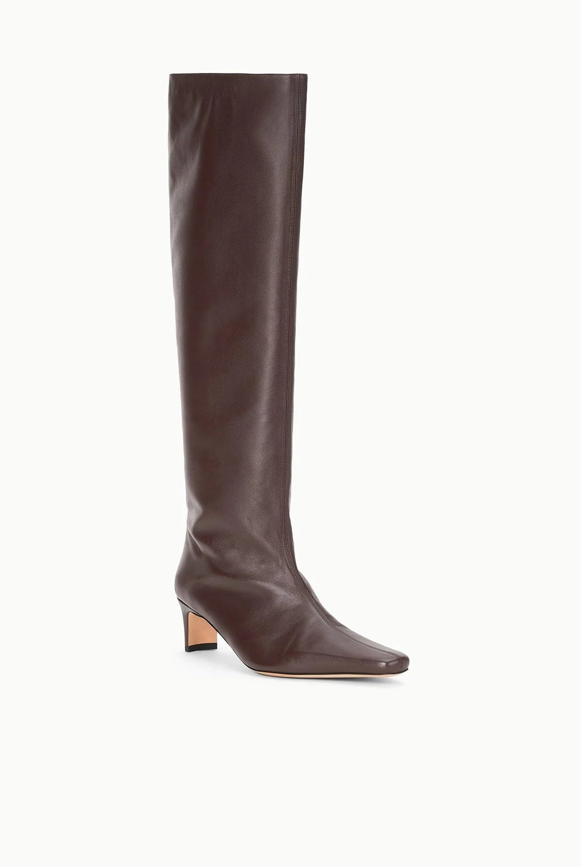 Wally Knee High Boot - Espresso Leather by STAUD — alternate view