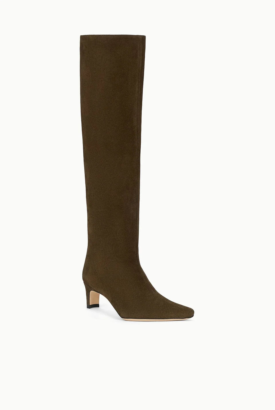 Wally Suede Boot - Truffle by STAUD — view 3