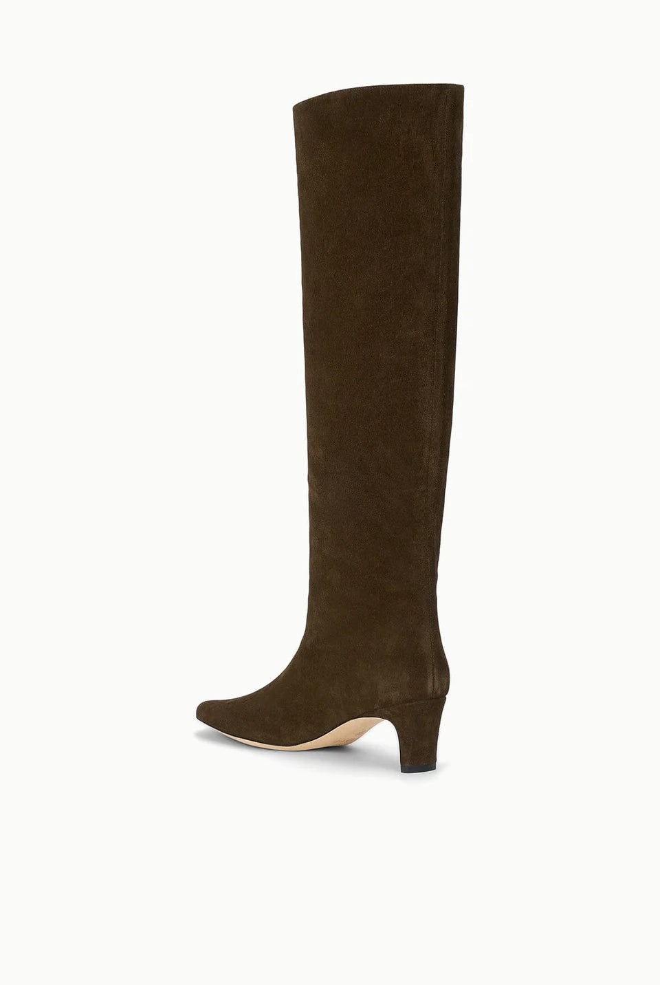 Wally Suede Boot - Truffle by STAUD — view 4
