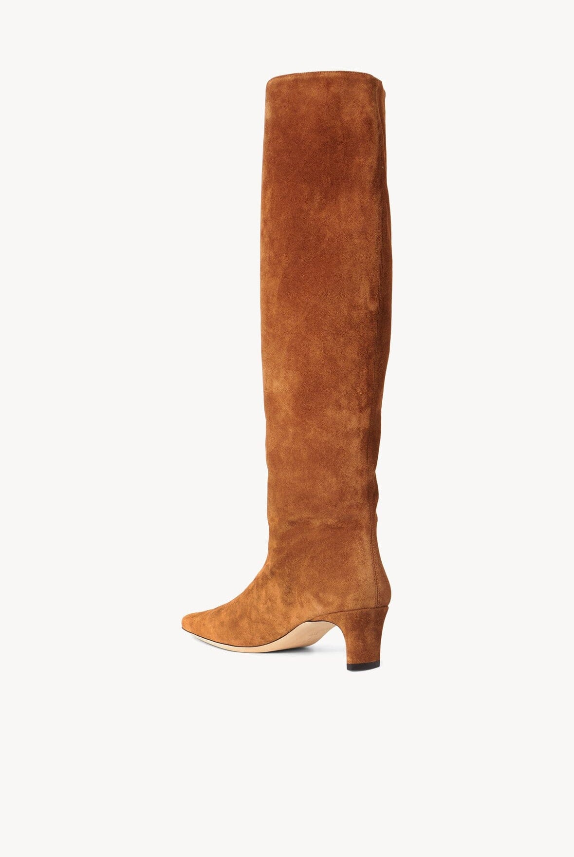 Wally Knee High Boot - Tan Suede by STAUD — view 3