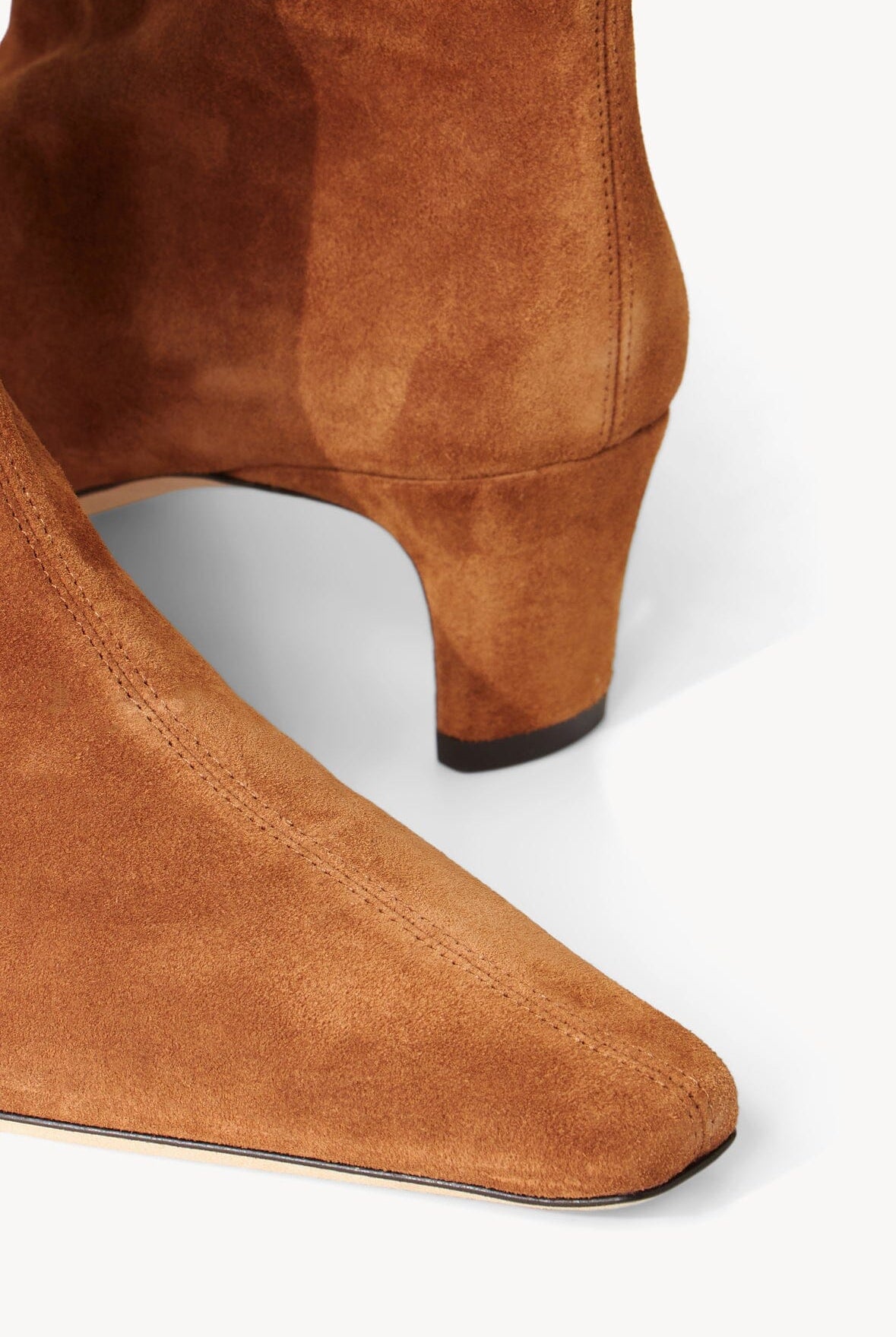 Wally Knee High Boot - Tan Suede by STAUD — view 4