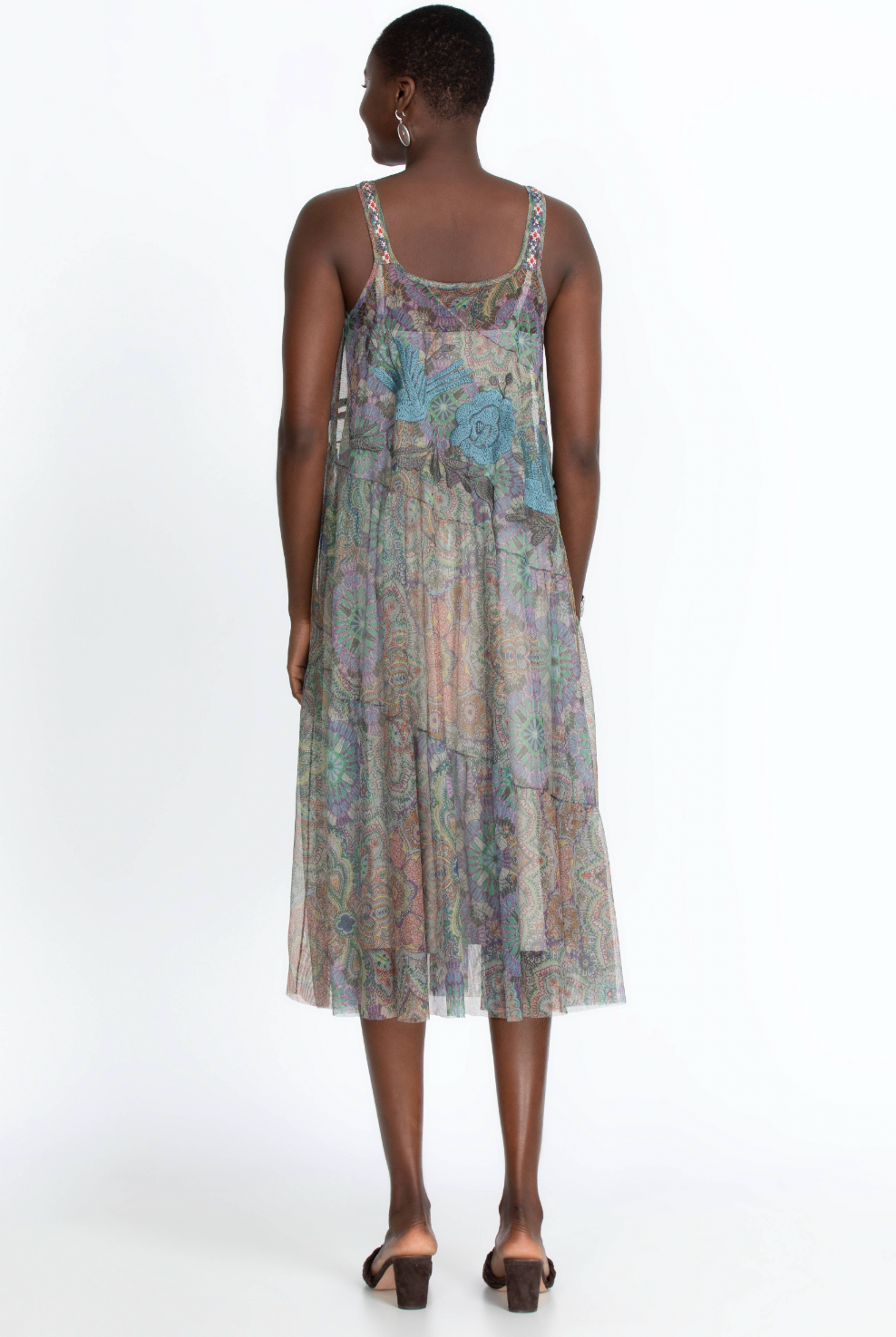 Matisse Mesh Dress - Multi by Johnny Was — view 3
