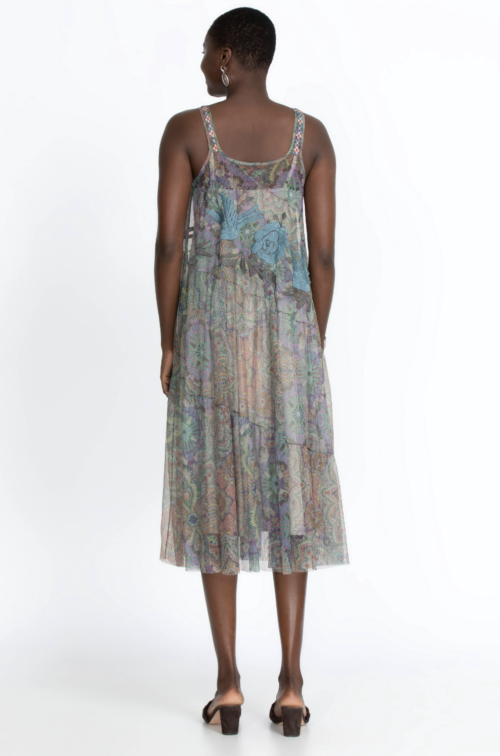 Matisse Mesh Dress - Multi by Johnny Was — view 3