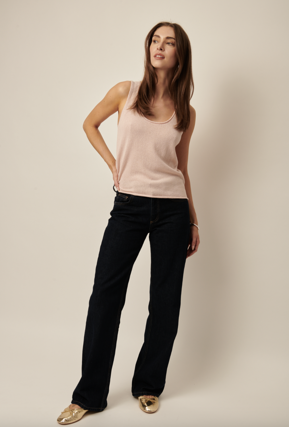 Mckena Tank - Natural by Line — alternate view