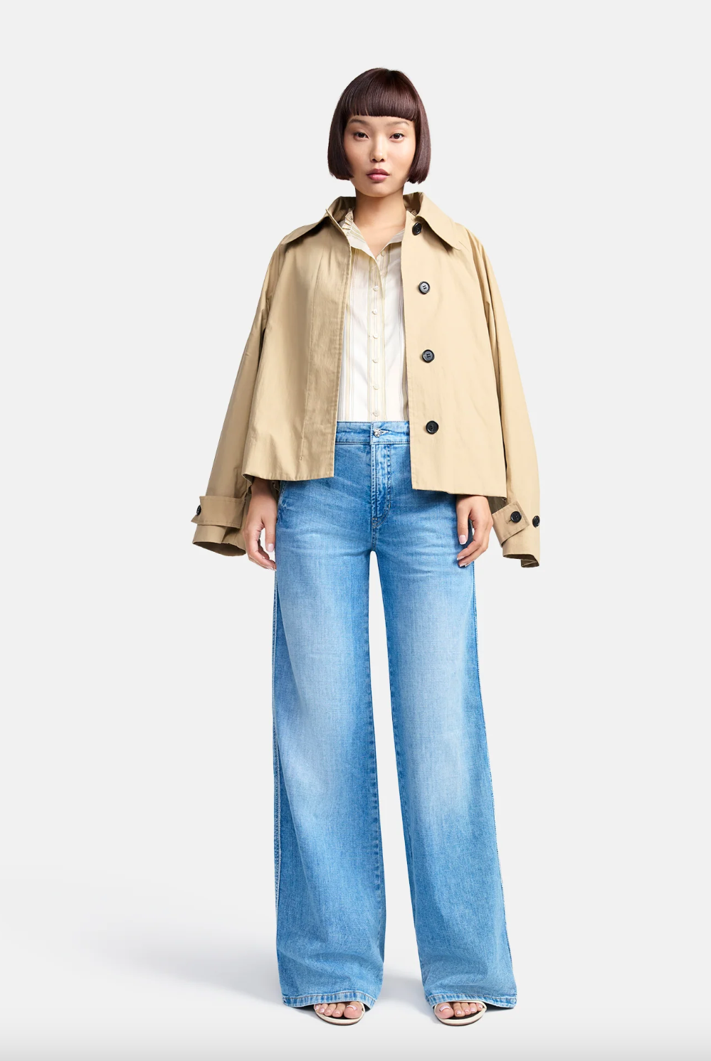 Alek Long Wide Fit Jean - Lefthand Soft Bleach by Cambio | 25 South Boutiques