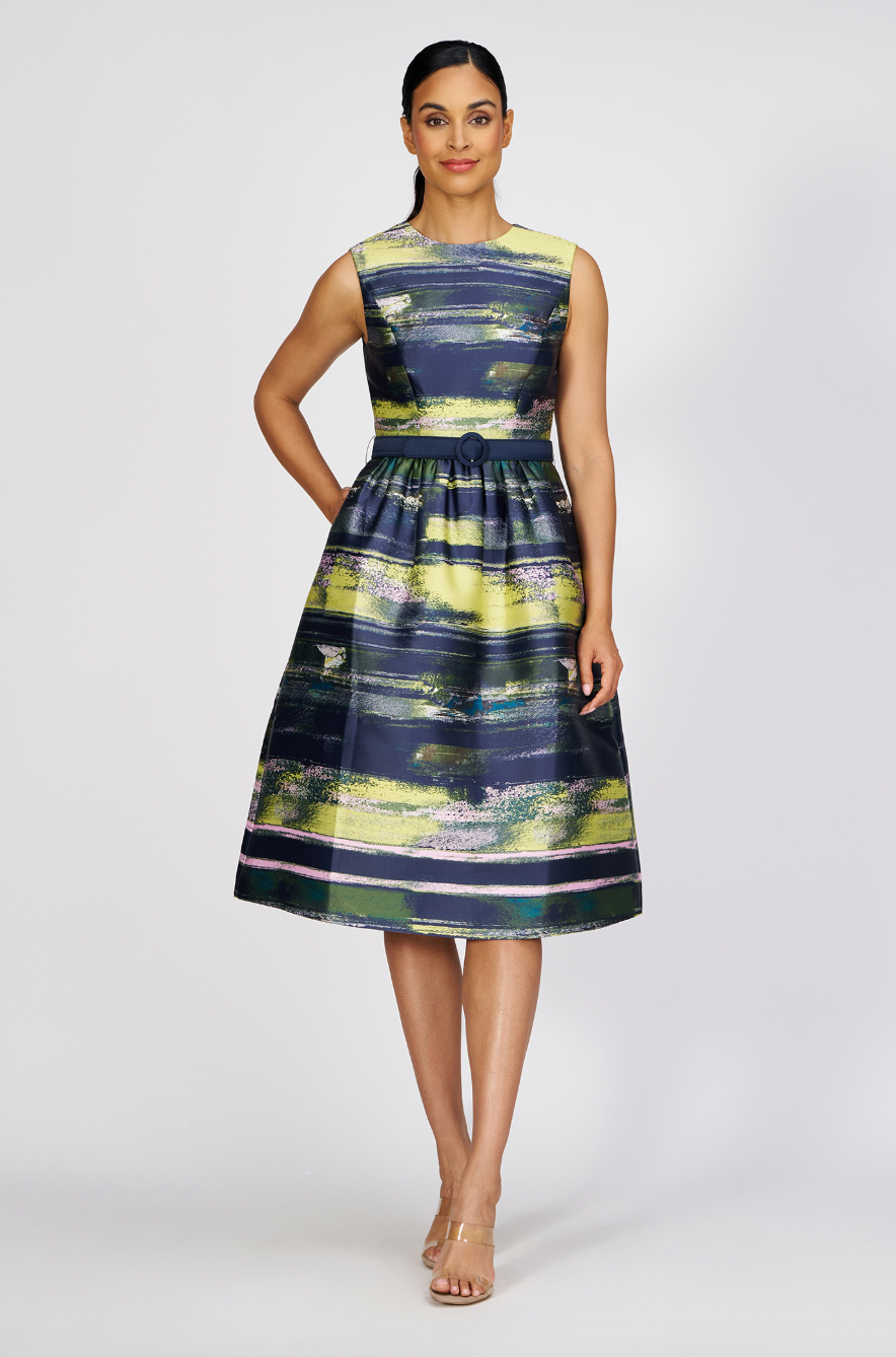 Spencer Dress - Navy Pearl by Kay Unger | 25 South Boutiques
