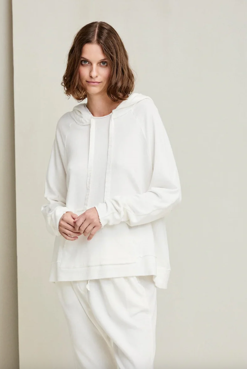 Ultra Light Sweat Hoodie - Natural by Kristensen | 25 South Boutiques