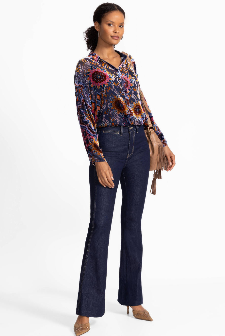 Audrey Oversized Blouse - Sisi by Johnny Was — view 3