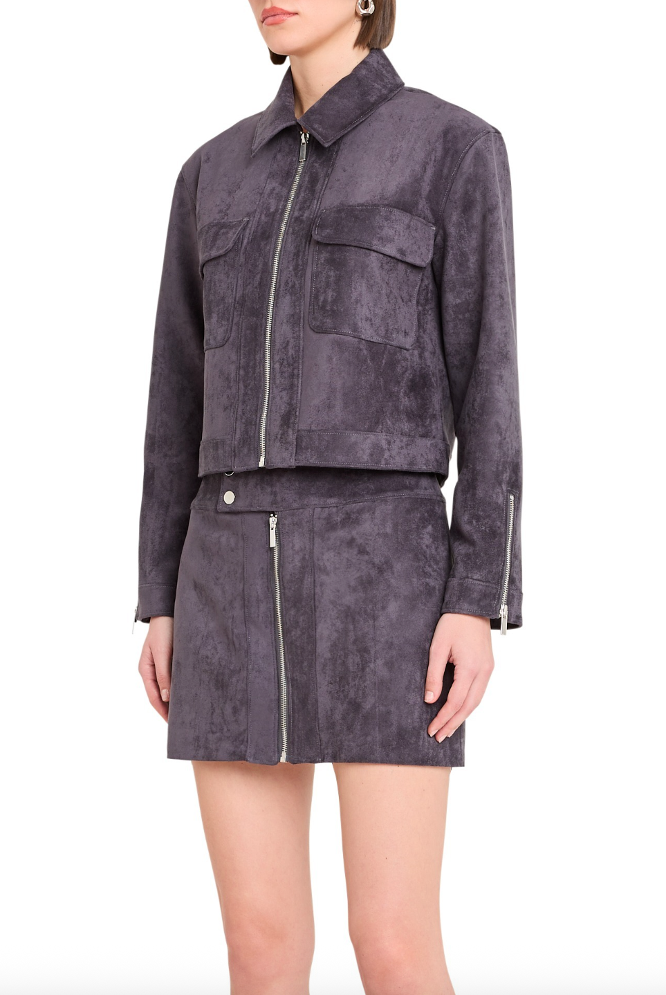 Becker Jacket - Graphite by Amanda Uprichard — alternate view
