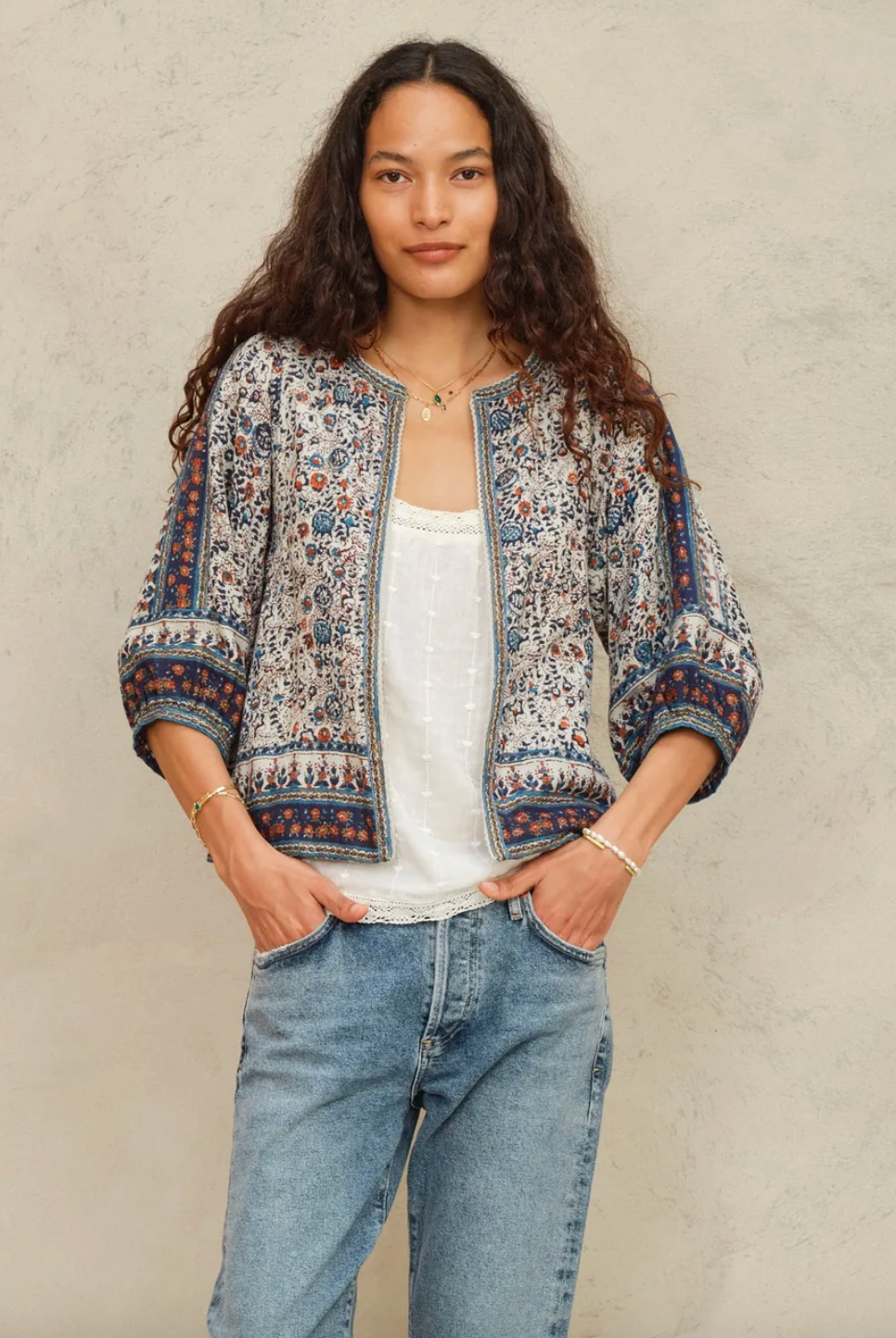 Cass Jacket - Indigo Rust by M.A.B.E | 25 South Boutiques