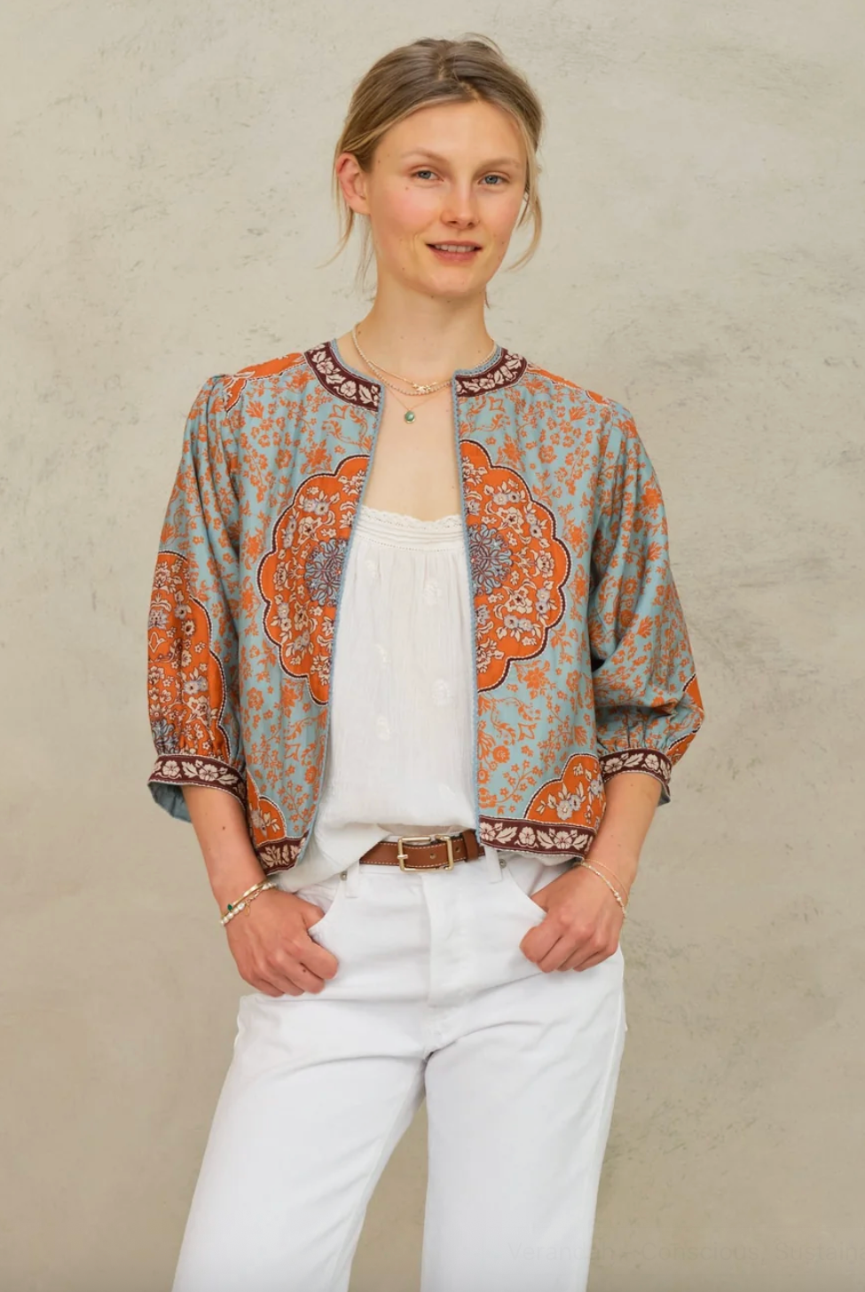 Ursa Jacket - Blue/Rust by M.A.B.E | 25 South Boutiques