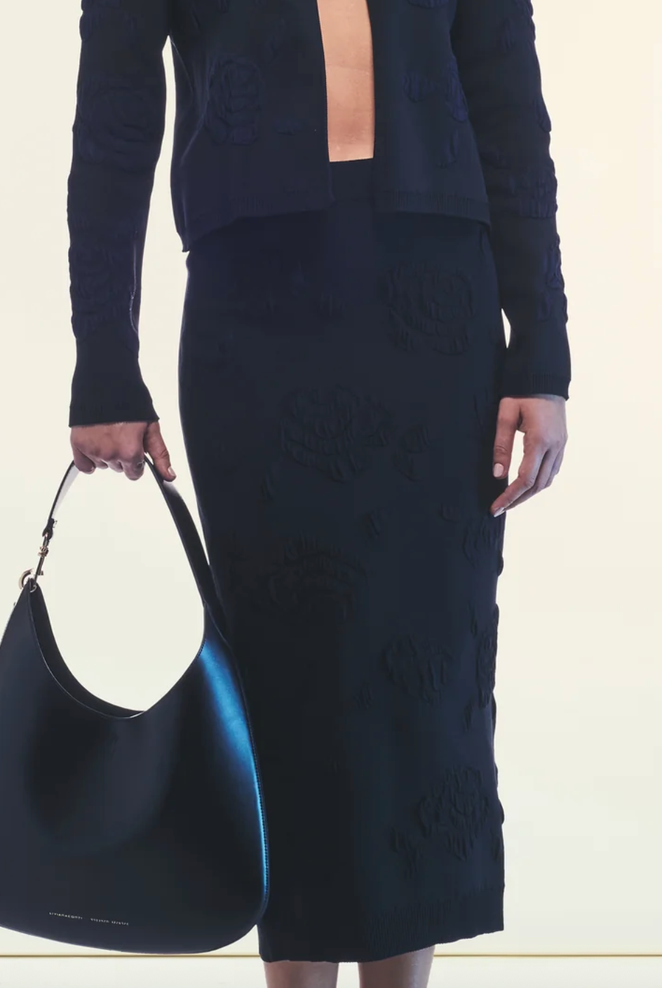 Rosette Skirt - Black by Liviana Conti — alternate view