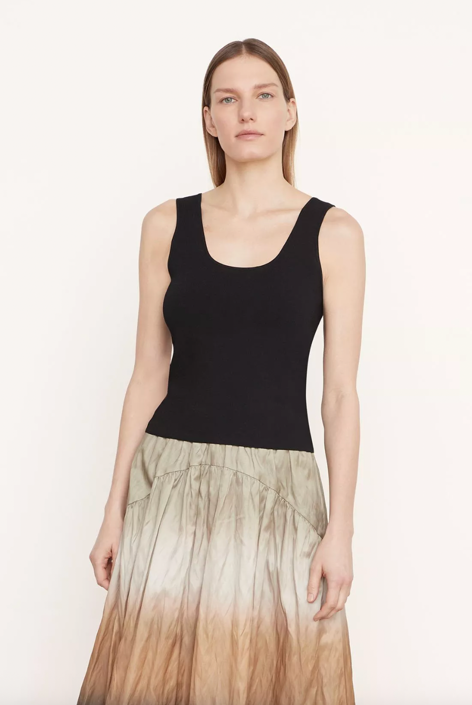 Scoop Neck Tank - Black by Vince | 25 South Boutiques