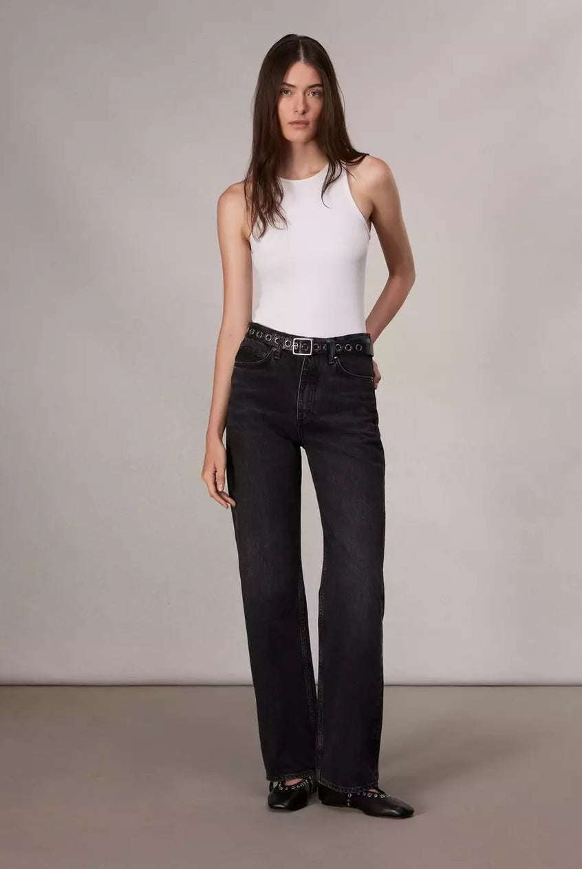 Shea Relaxed Straight Jean - Black Stone by Rag & Bone | 25 South Boutiques