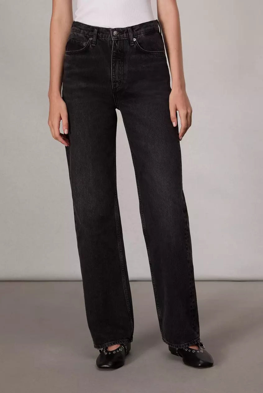 Shea Relaxed Straight Jean - Black Stone by Rag & Bone — alternate view