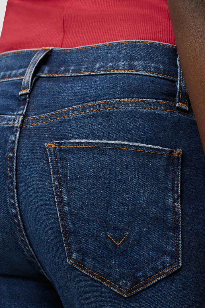 Nico Mid-Rise Rise Super Skinny Ankle Jean - Marigold by Hudson — view 6