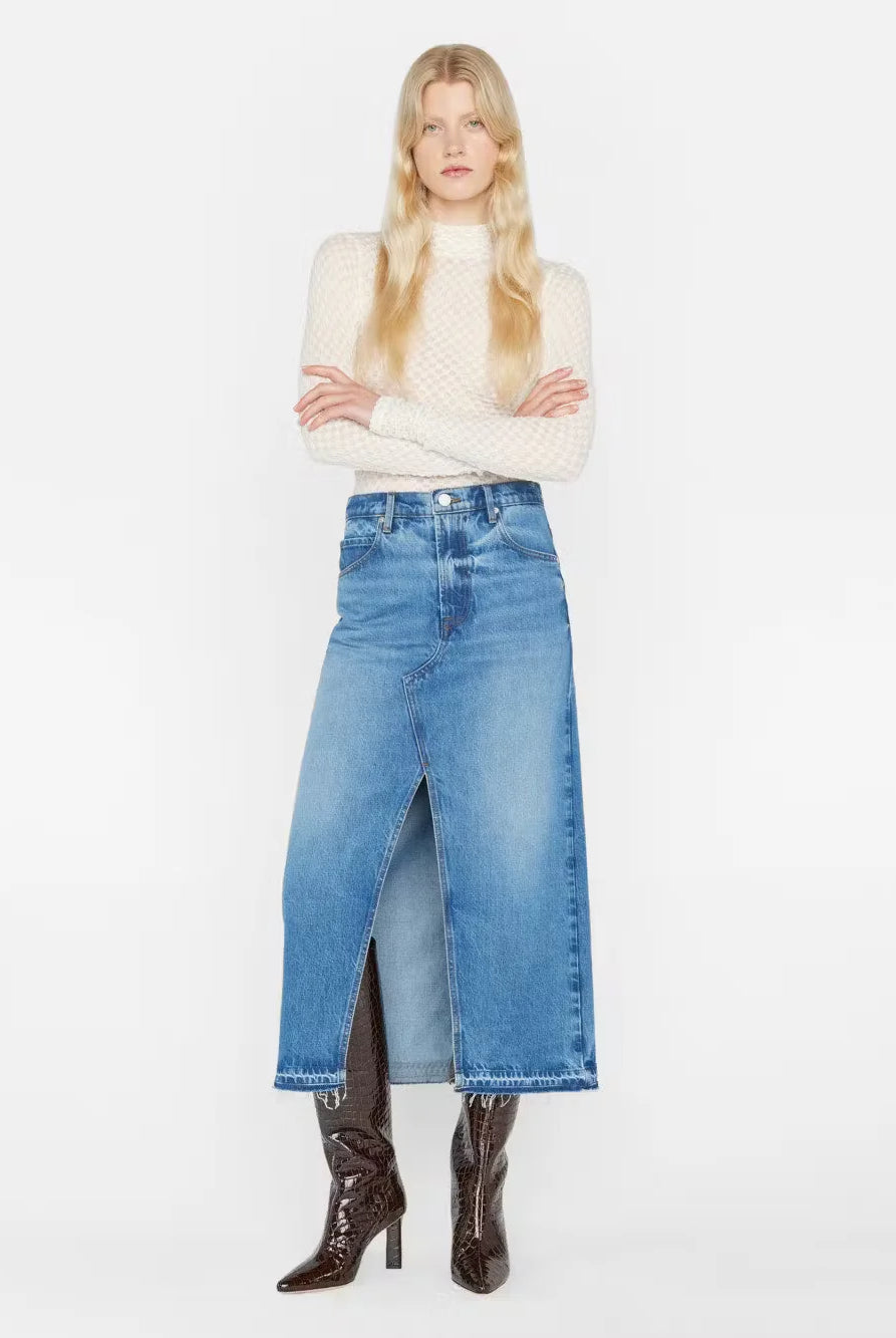 The Midaxi Skirt - Del Amo by Frame | 25 South Boutiques