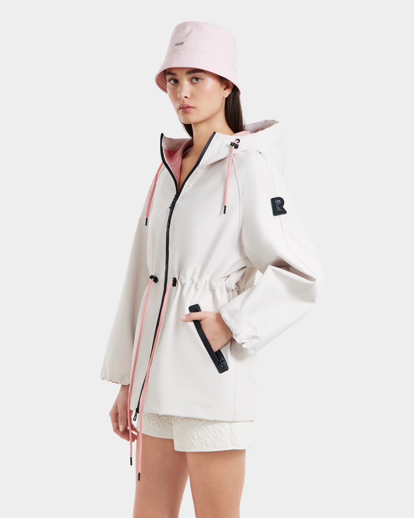 Sophie Hooded Rain Trench - Vanilla by Rudsak | 25 South Boutiques