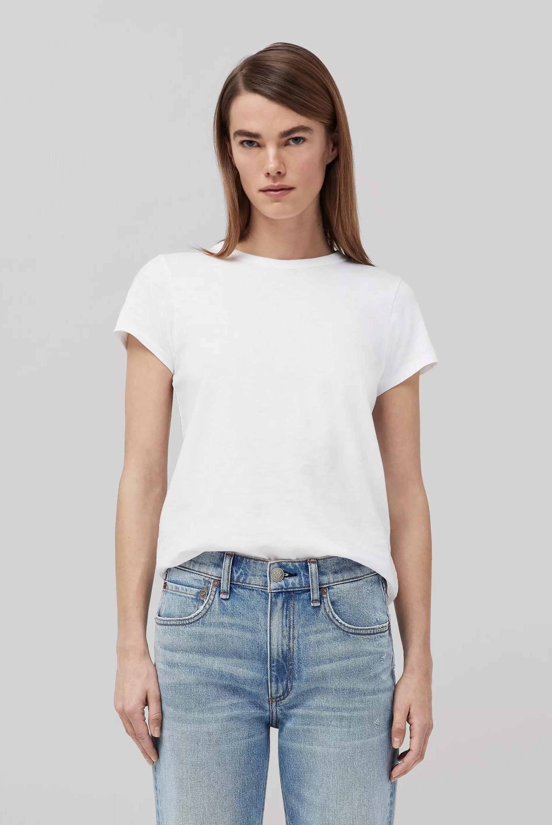 The Slub Short Sleeve Tee - White by Rag & Bone | 25 South Boutiques