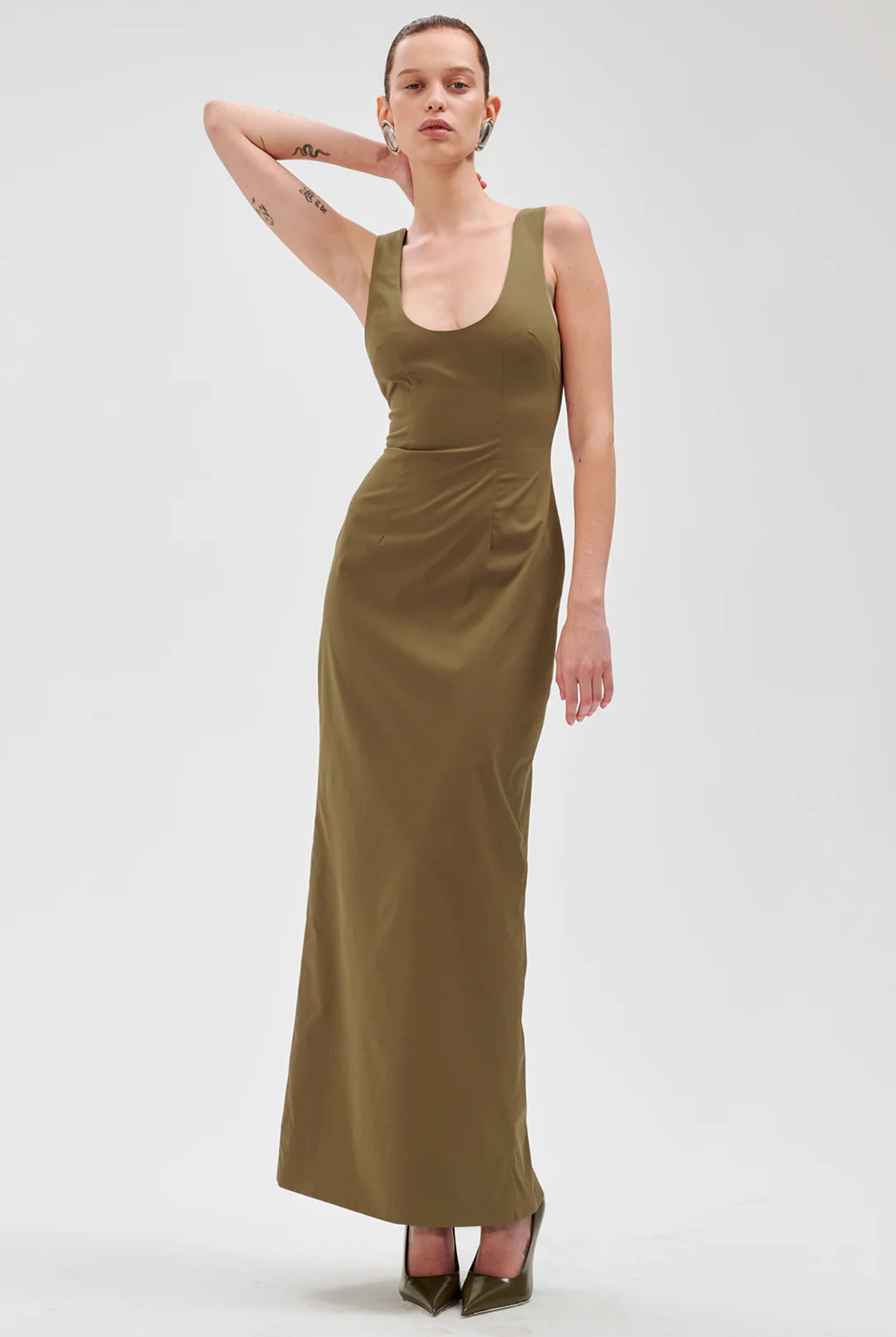 Tilly Dress - Military Green by Ronny Kobo | 25 South Boutiques