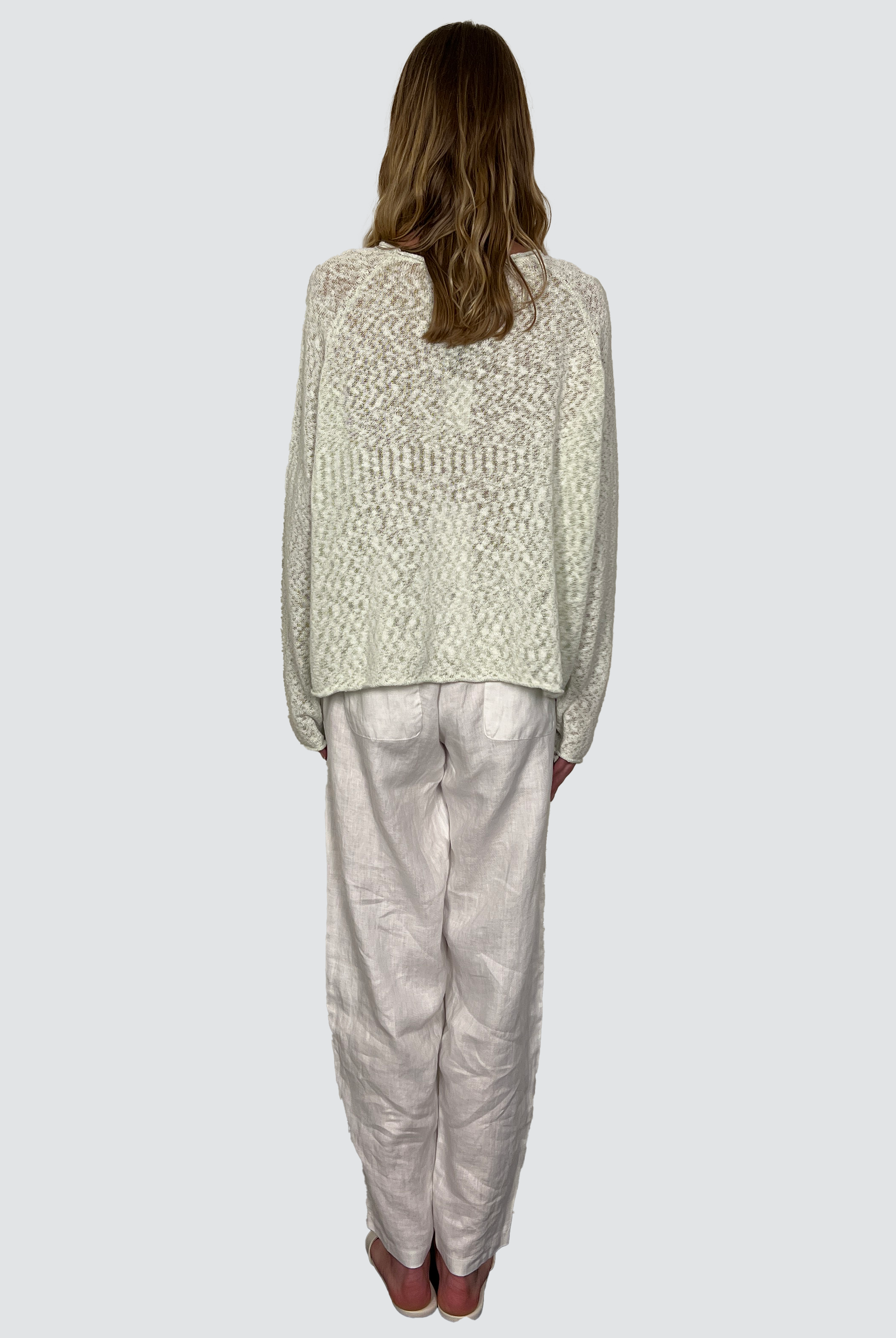 Pullover - Lime Melange by Rundholz — view 3