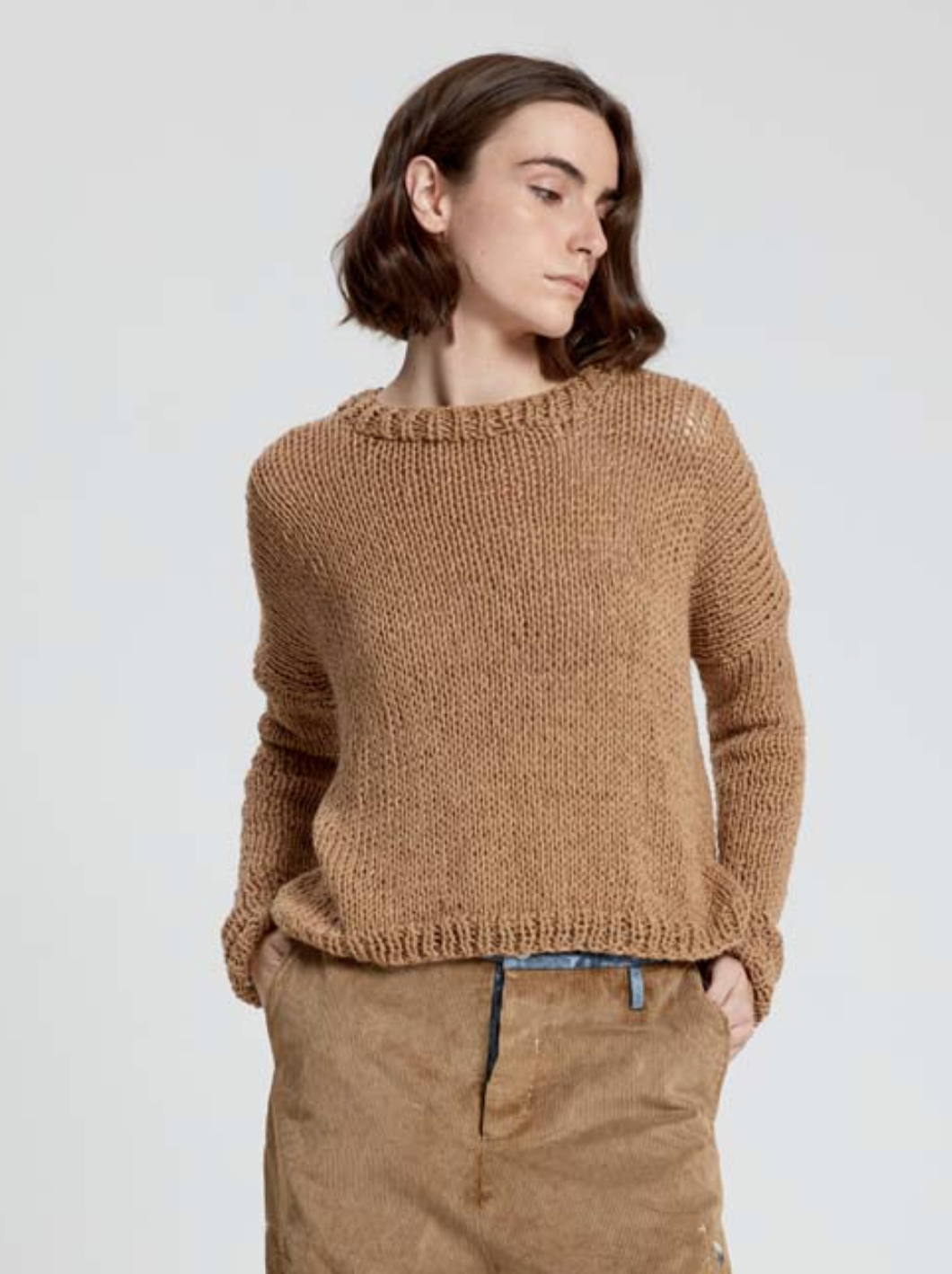 Hand Knitted Pullover - Original Sand by Umit Unal | 25 South Boutiques