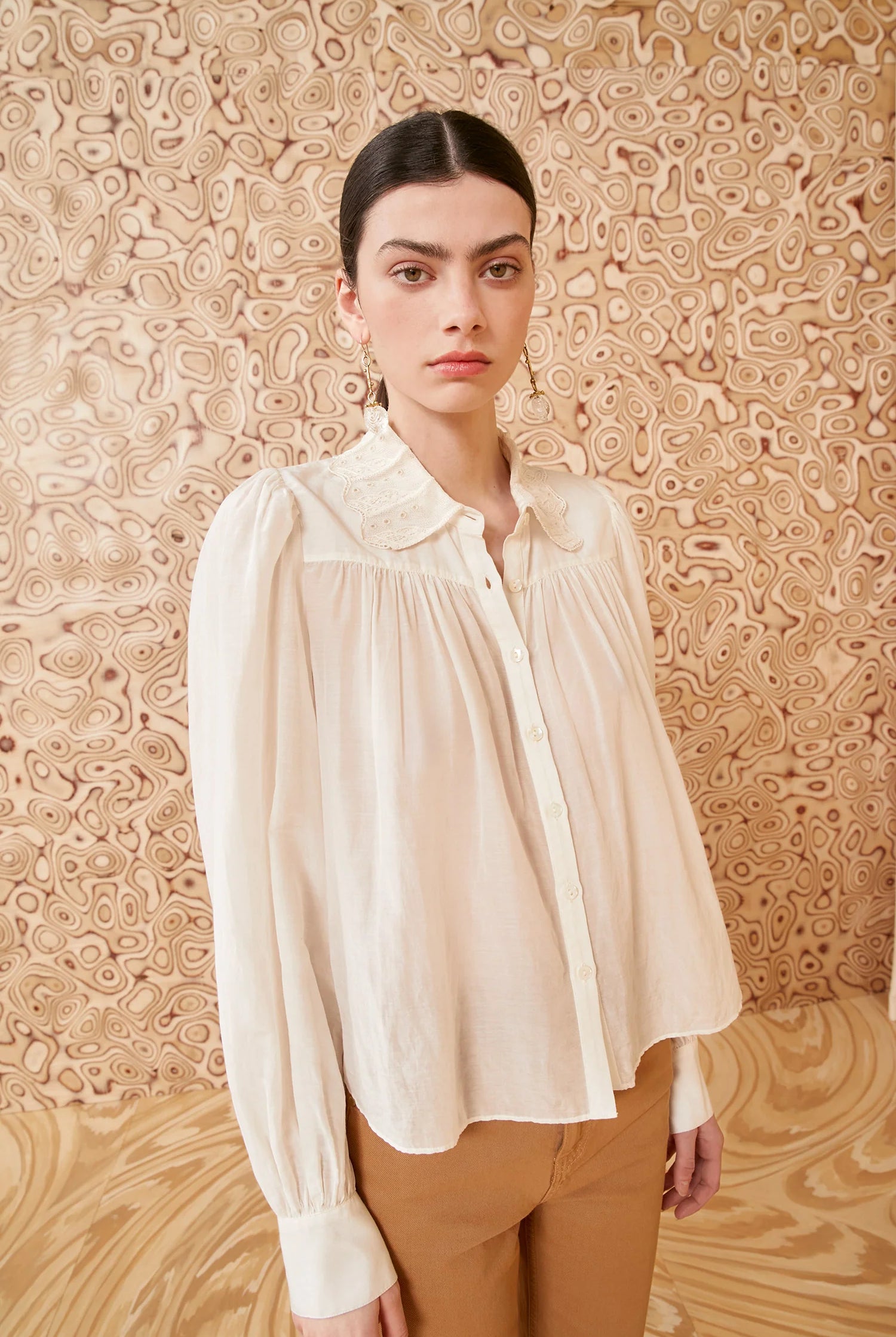 Rowan Blouse - Pristine by Ulla Johnson — alternate view