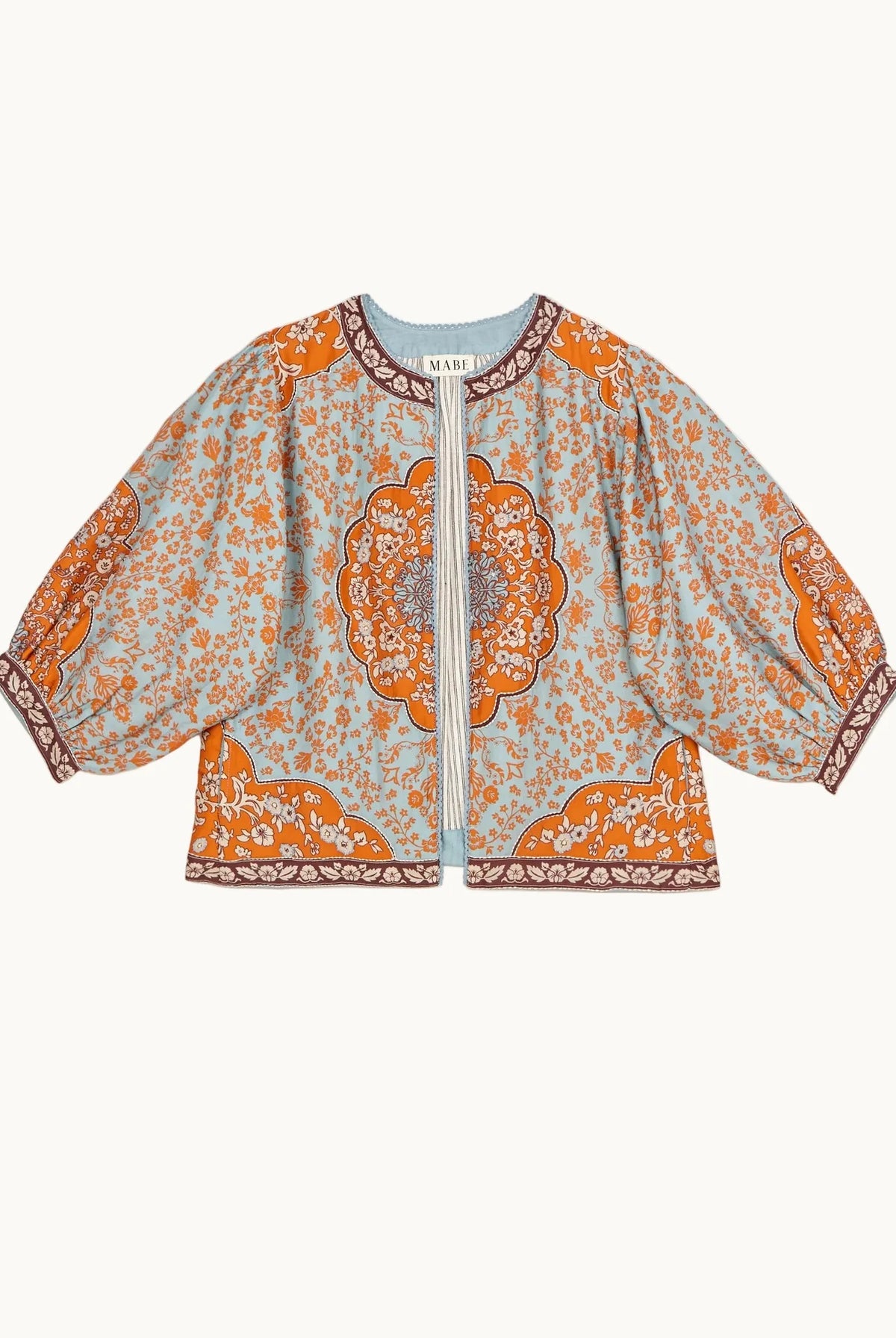 Ursa Jacket - Blue/Rust by M.A.B.E — view 3