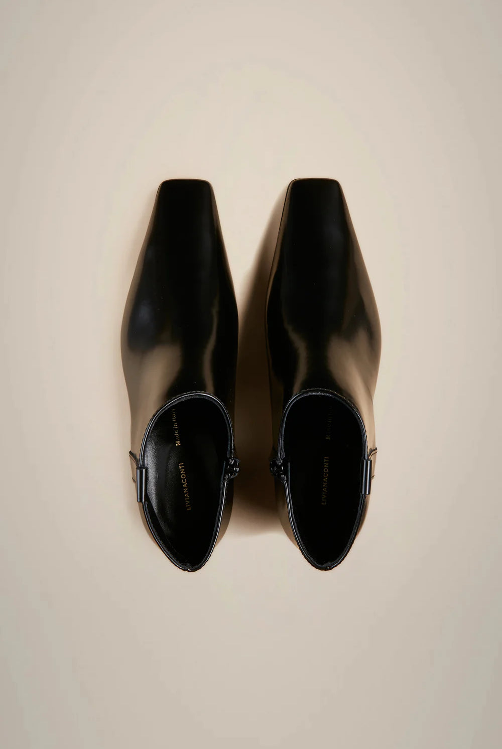 Leather Ankle Boot - Black by Liviana Conti — view 3