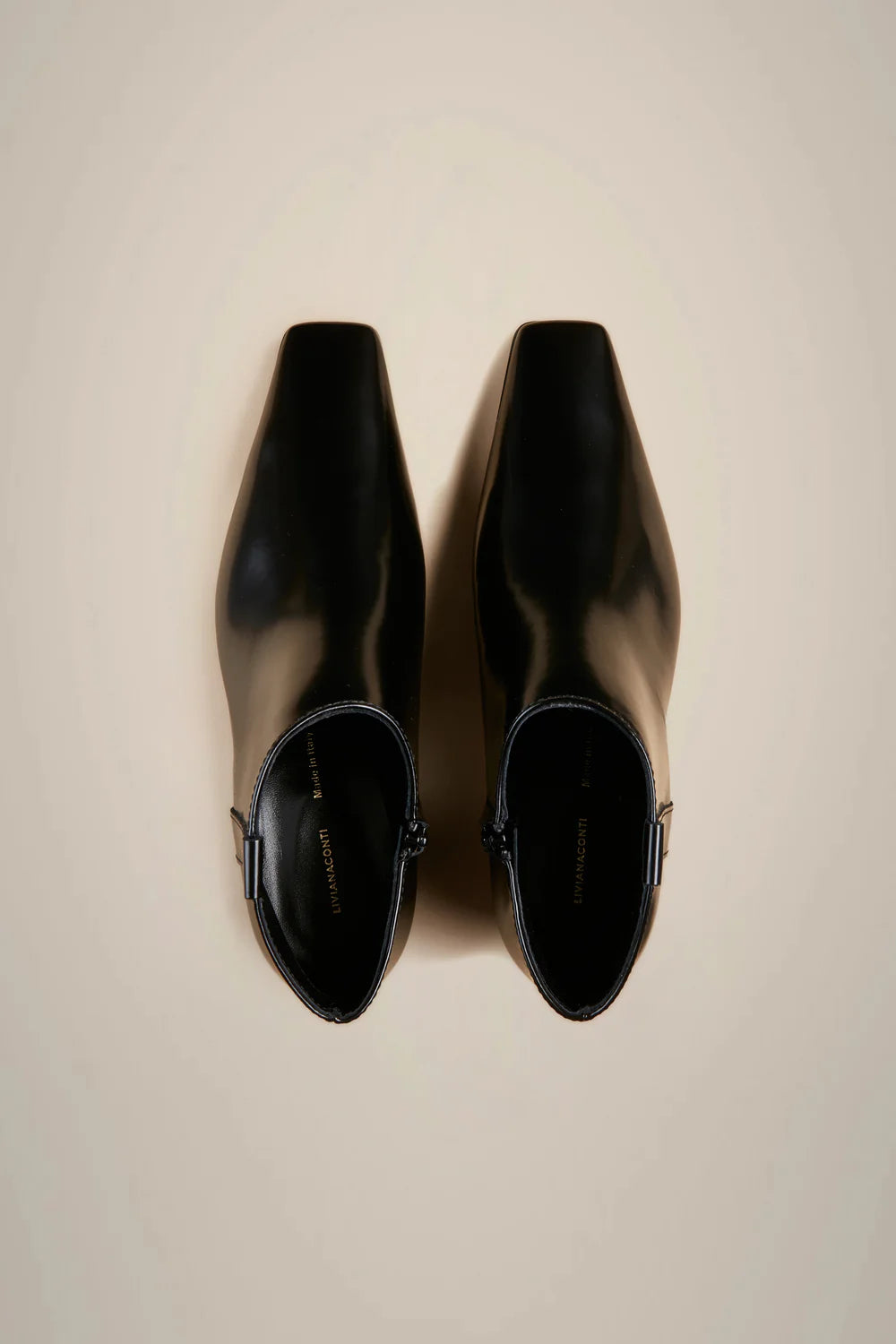 Leather Ankle Boot - Black by Liviana Conti — view 3