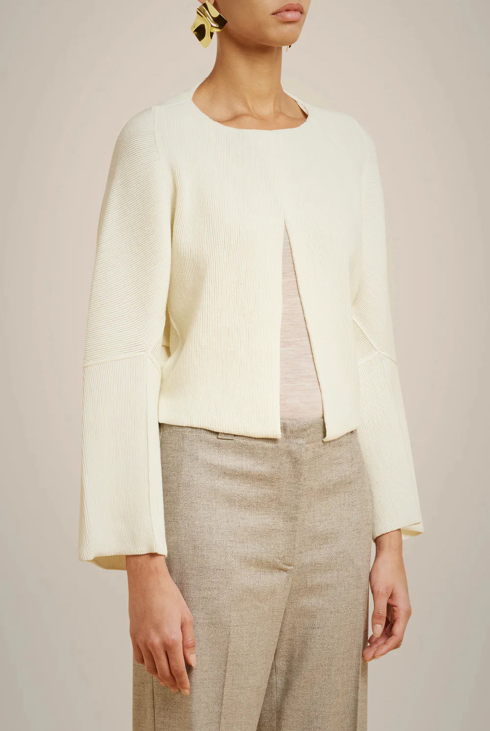 Ottoman Cardigan - Pumice by Liviana Conti — view 3