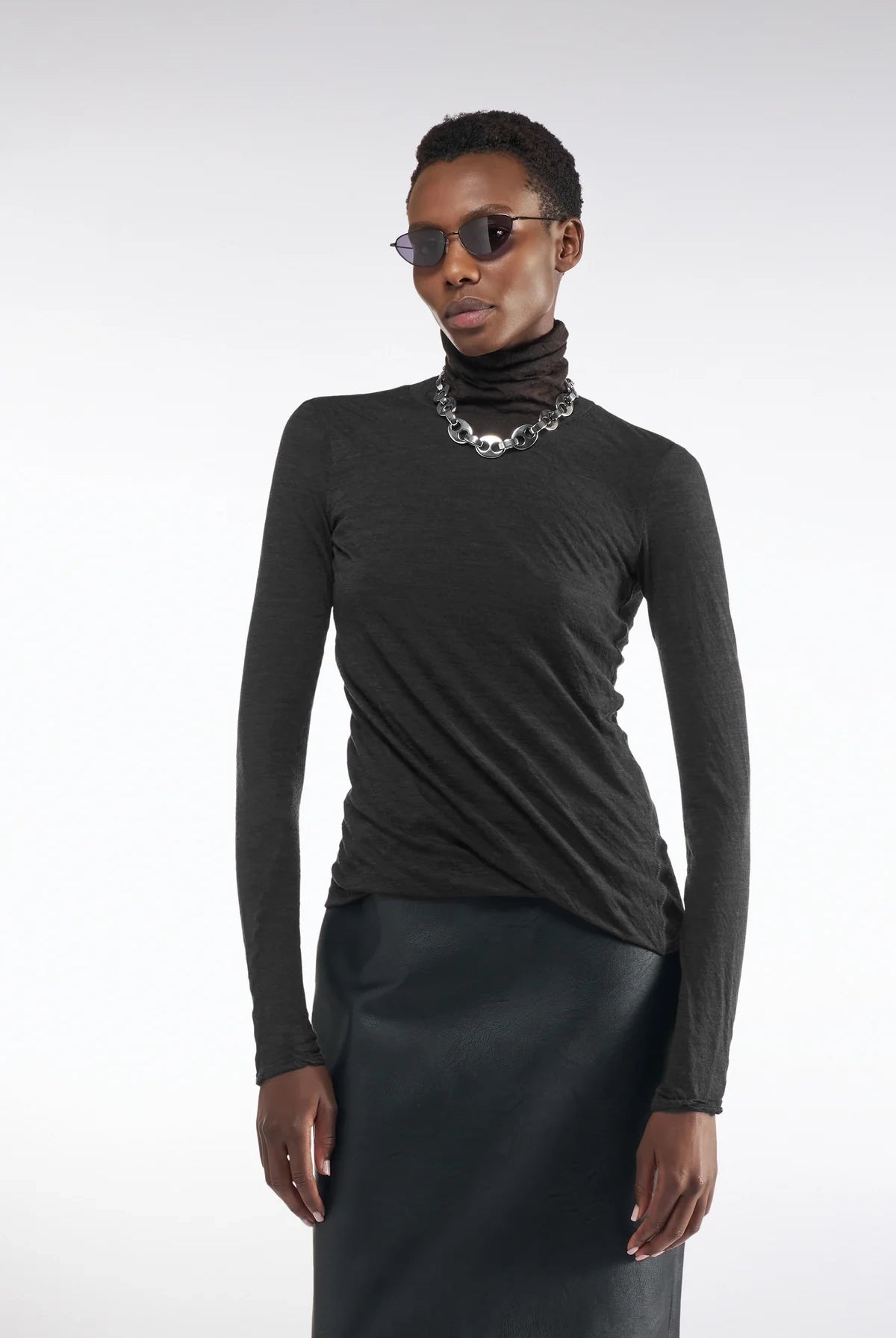 Ginevra Shirt - Black by Liviana Conti | 25 South Boutiques