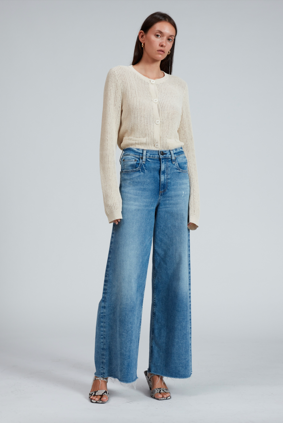 Sofie Crop High Stretch Wide Leg - Monterosso by Rag & Bone | 25 South Boutiques