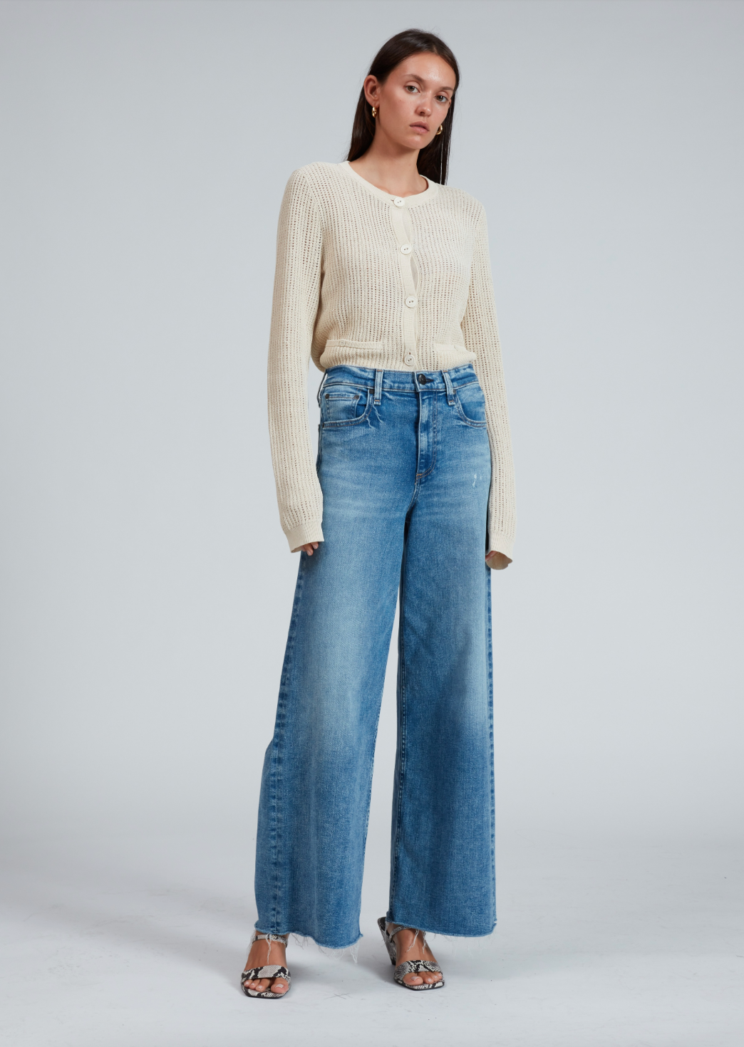 Sofie Crop High Stretch Wide Leg - Monterosso by Rag & Bone | 25 South Boutiques