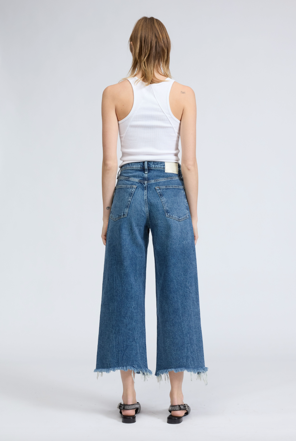 Andi High Rise Ankle Wide-Leg Jean - Walton by Rag & Bone — view 3