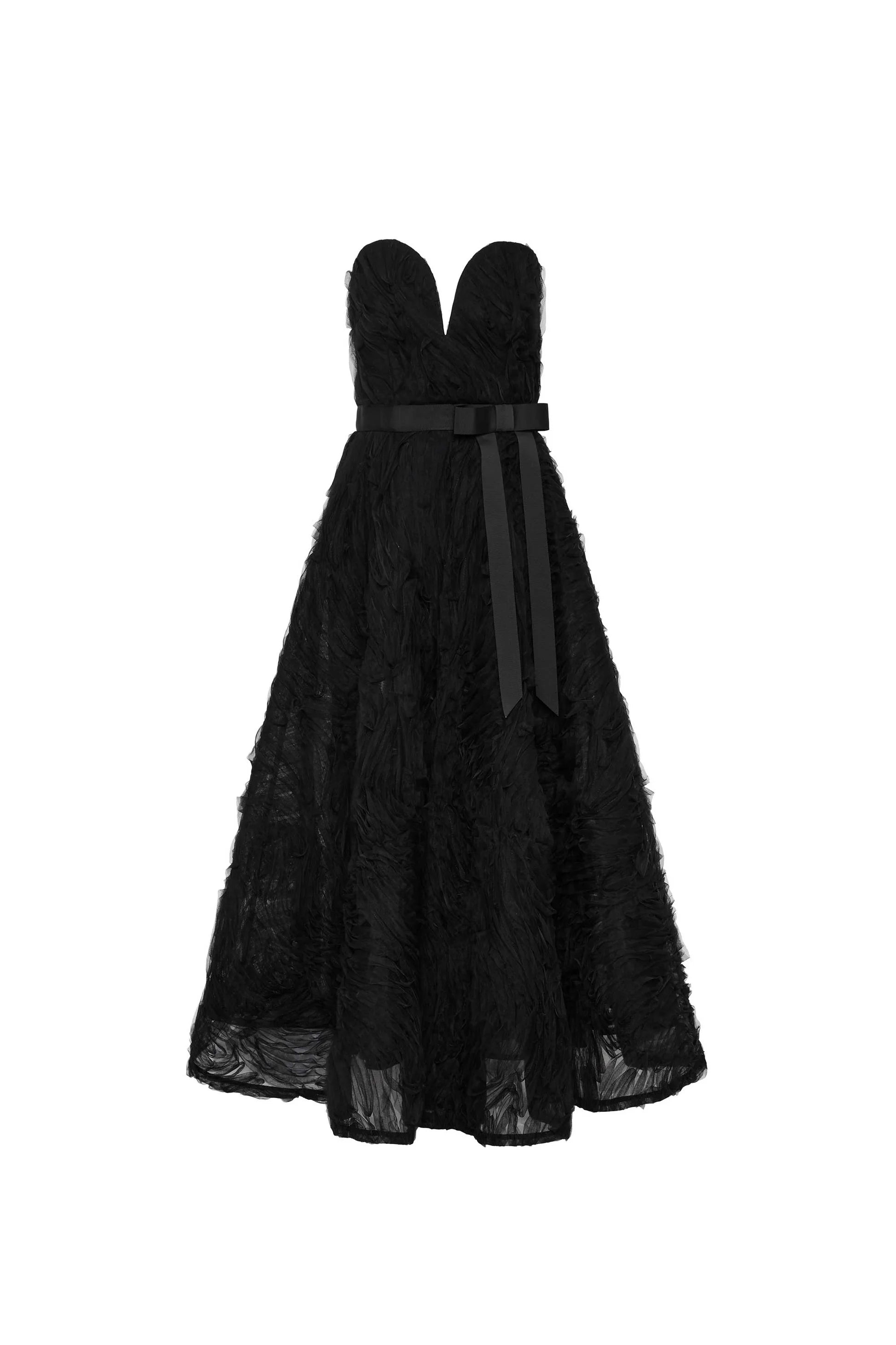 Willow Midi Dress - Black by Rebecca Vallance — view 5
