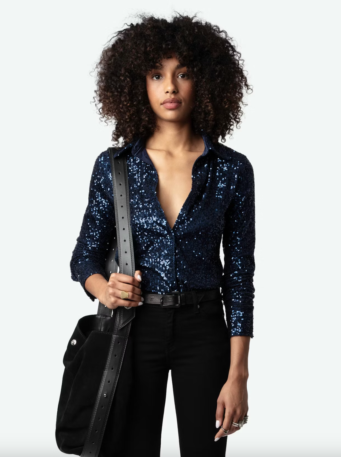 Tawny Sequin Shirt - Encre by Zadig & Voltaire | 25 South Boutiques