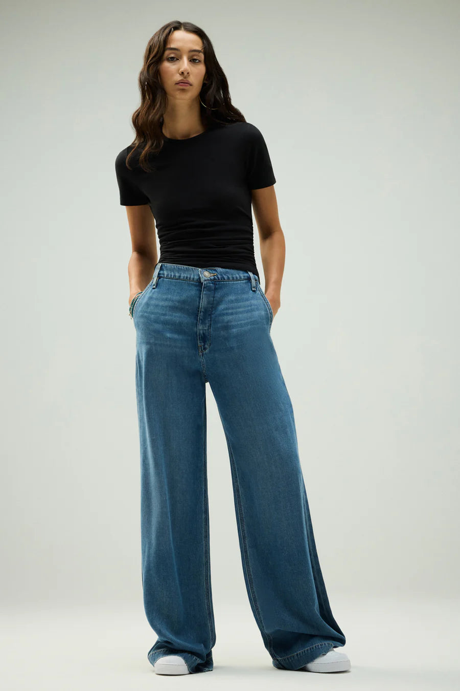 Jodie Loose Fit Wide Leg Trouser Jean - Rumour by Hudson | 25 South Boutiques