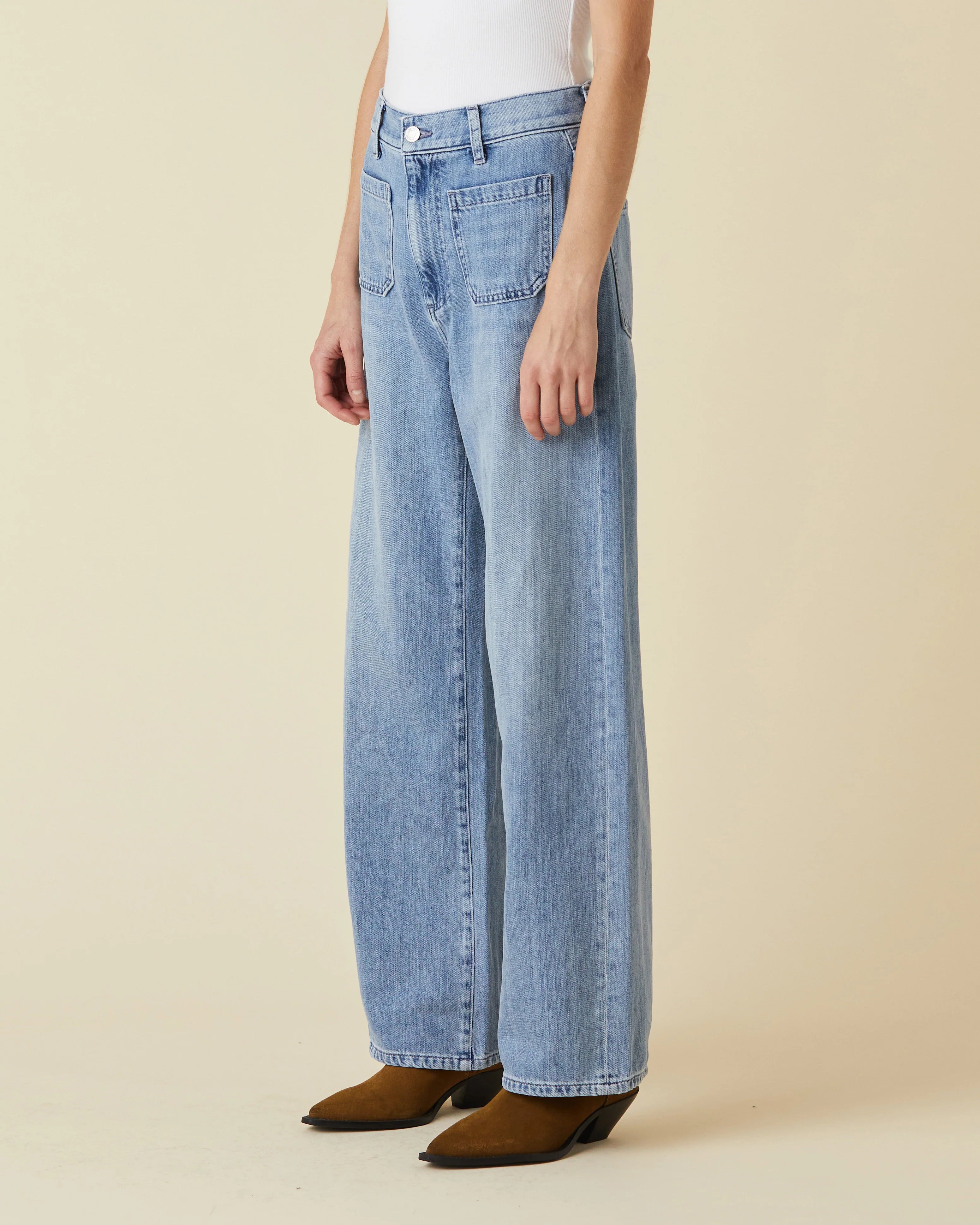 Amber Soft Barrel Jean - Desert Valley by Le Jean — view 3