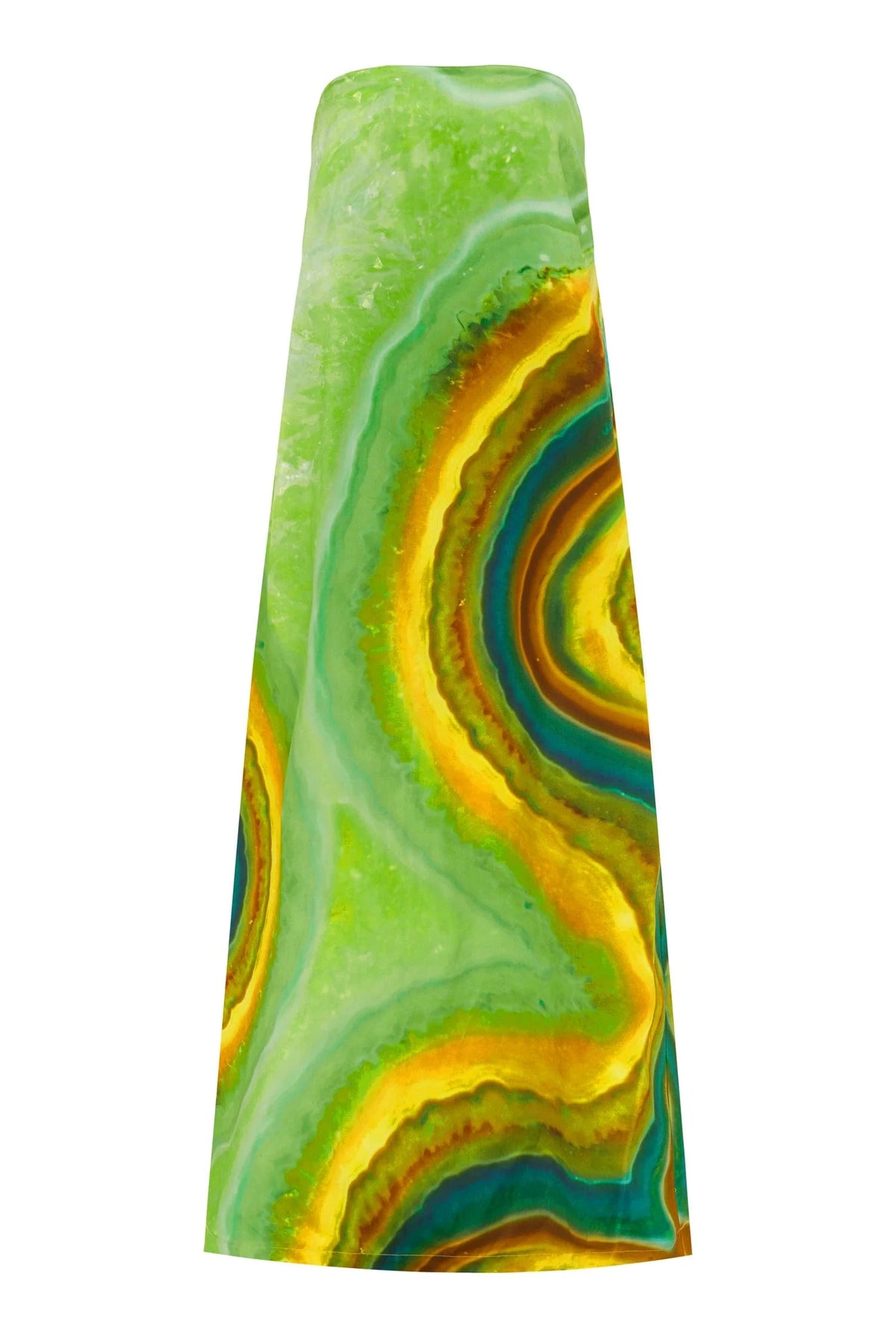 Iris Strapless Dress - Green Multi by Alemais — view 5