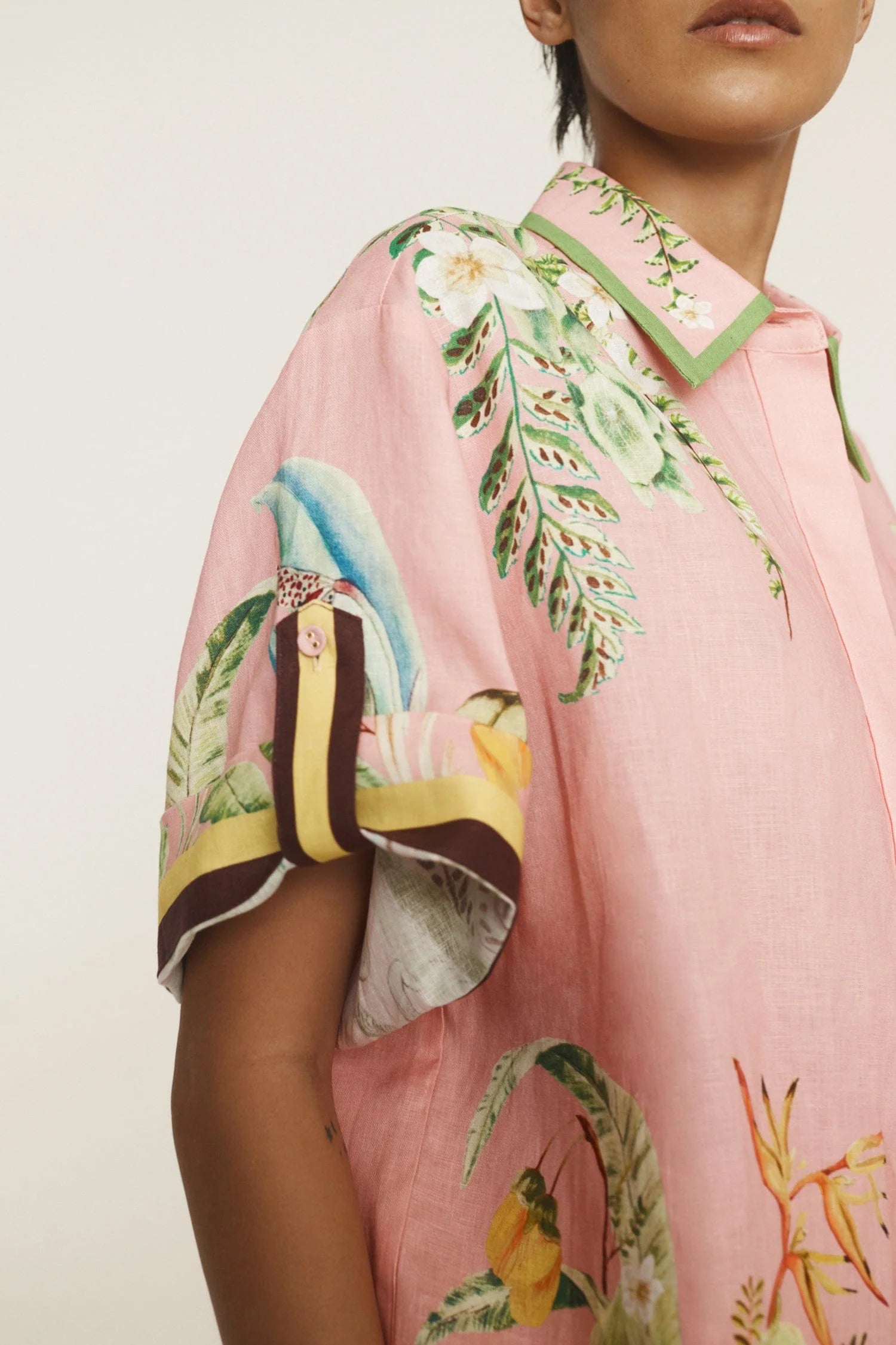 Papaya Shirt - Pink Multi by Alemais — alternate view