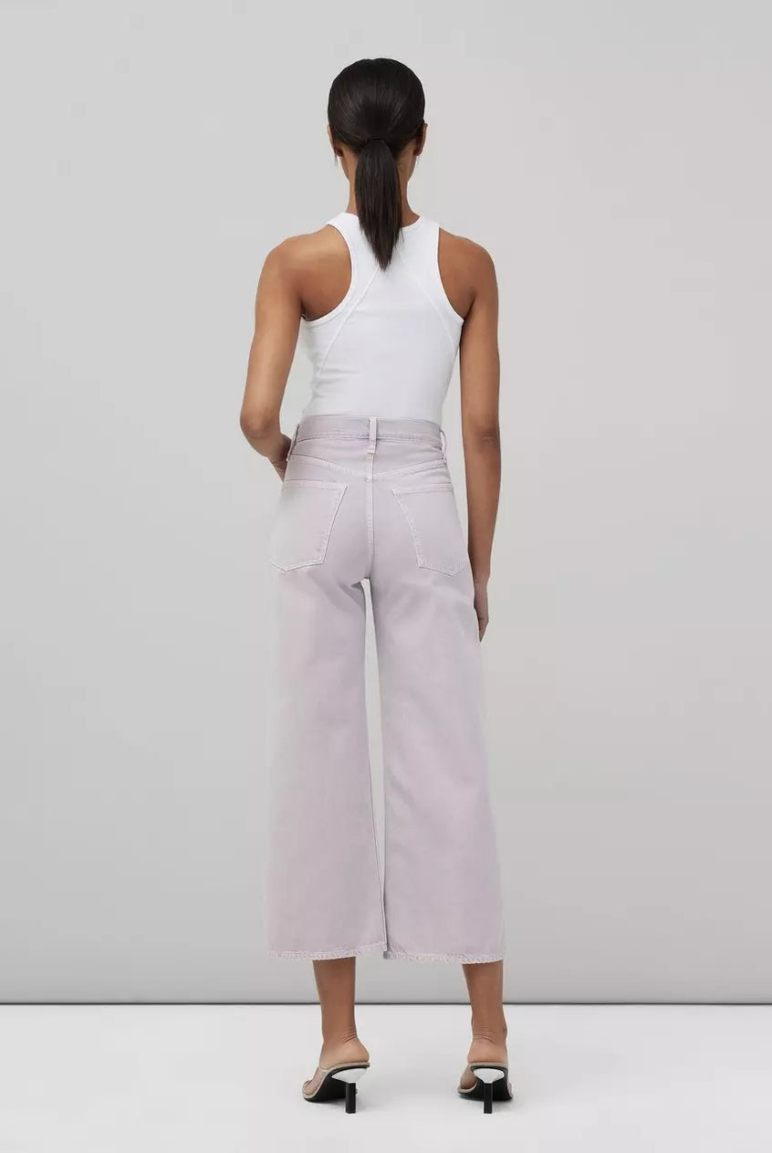 Andi High-Rise Wide Leg - Lavender by Rag & Bone — alternate view