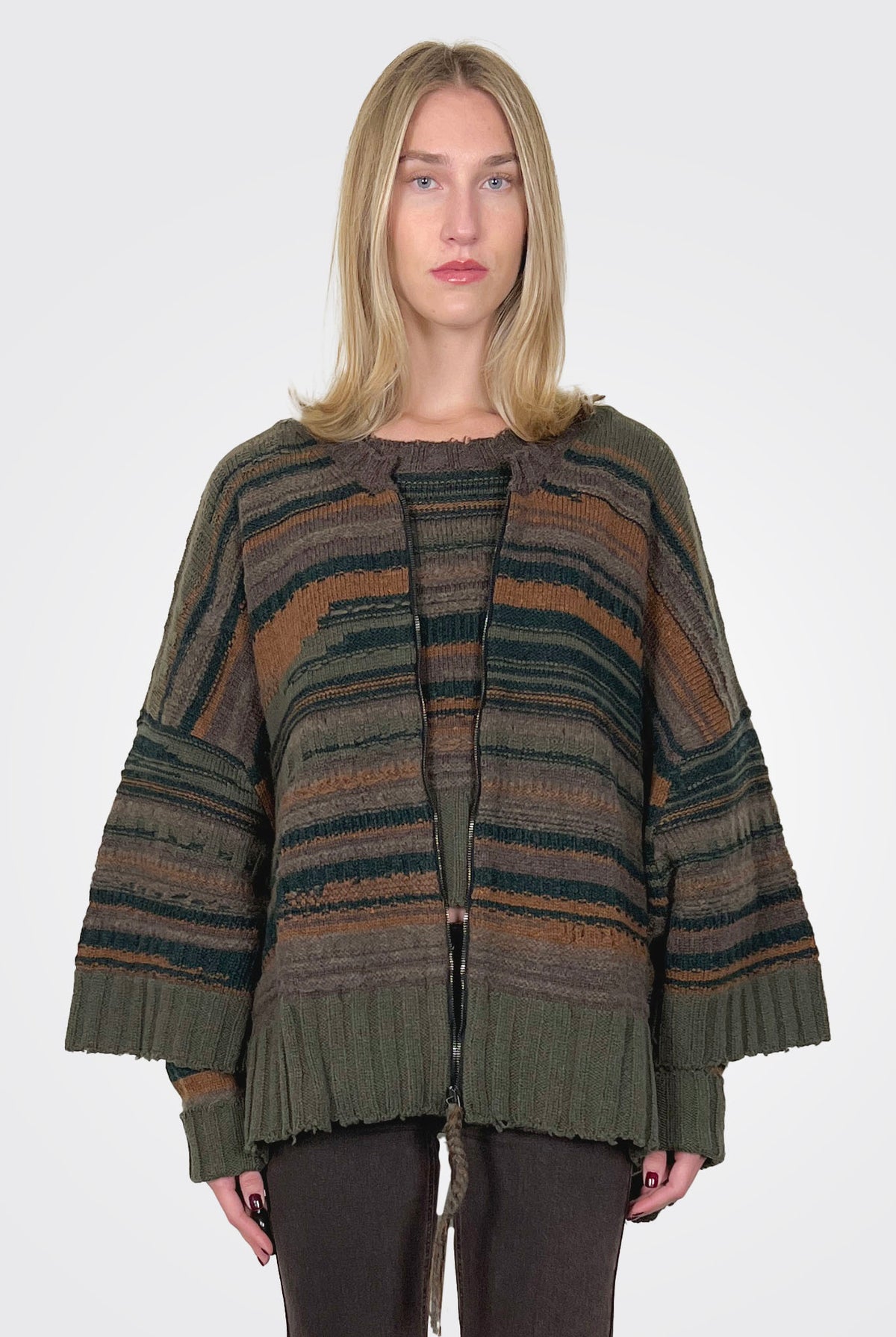 Boxy Maxi Knitted Cardigan - Autumn by Serie Numerica | 25 South Boutiques
