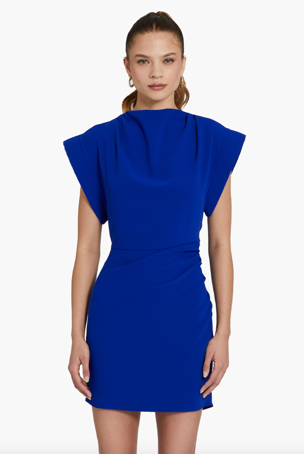 Edrina Mini Dress - Lapis by Amanda Uprichard — alternate view