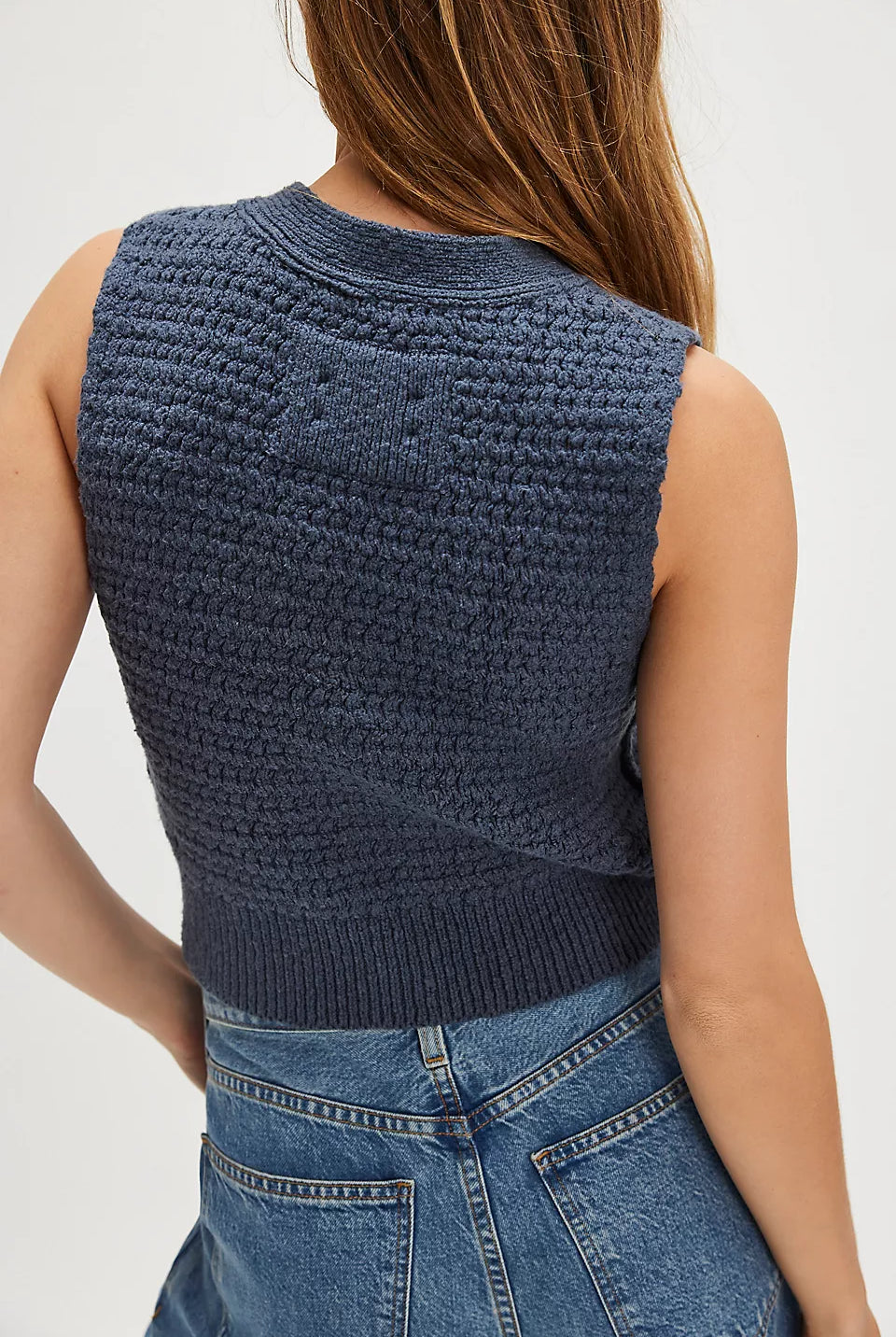 Ava Vest - Vintage Indigo by Free People — view 3