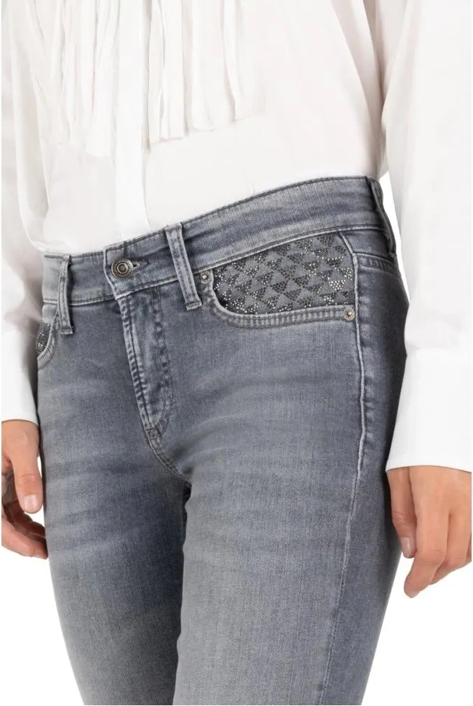 Piper Jeans - Grey by Cambio — alternate view