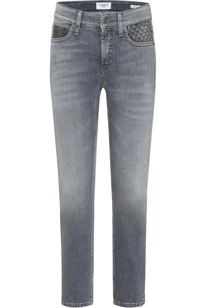 Piper Jeans - Grey by Cambio — view 4