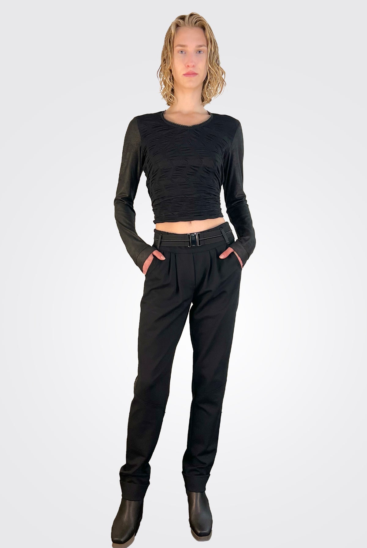 Belted Trousers - Black by Beate Heymann | 25 South Boutiques